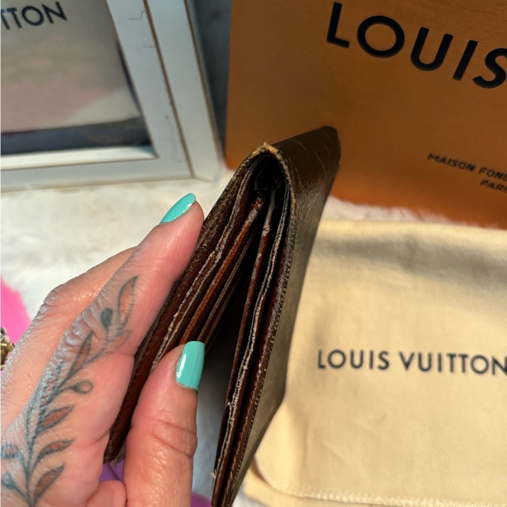 Louis Vuitton Monogram Canvas Bi-Fold Wallet in Brown - Picture 8 of 16